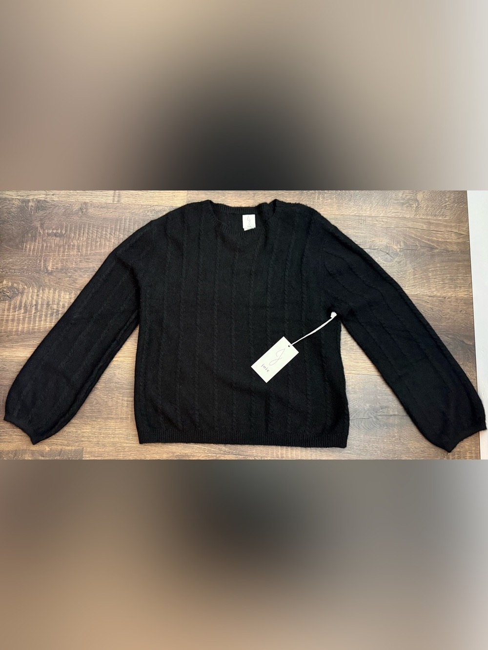 Joie Black Crewneck Sweater Womens M